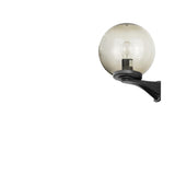 Lampa ścienna kinkiet (kula biała/dymiona, 20/25/30cm) ogrodowa zewnętrzna (1x E27) SU-MA (kule K)