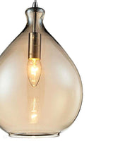 Nowoczesna szklana lampa wisząca do sypialni salonu (1x E14) Lampex (Bolla) 305/A