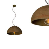 Betonowa lampa - do salonu kuchni, wisząca nowoczesna industrialna (1xE27) (Sfera 32) Loftlight