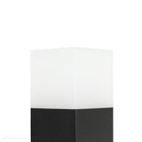 Kinkiet - lampa ogrodowa ścienna zewnętrzna (grafit/czarny/szary) (20,5cm 1x E27) SU-MA (cube)