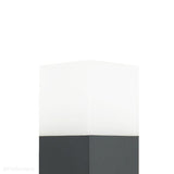 Słupek - lampa ogrodowa stojąca zewnętrzna (grafit/czarny/szary) (33/58/83cm, 1x E27) SU-MA (cube)