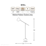 Lampa podłogowa - REFLEKTOR Ozcan 5019-L,19 - ePlafoniera