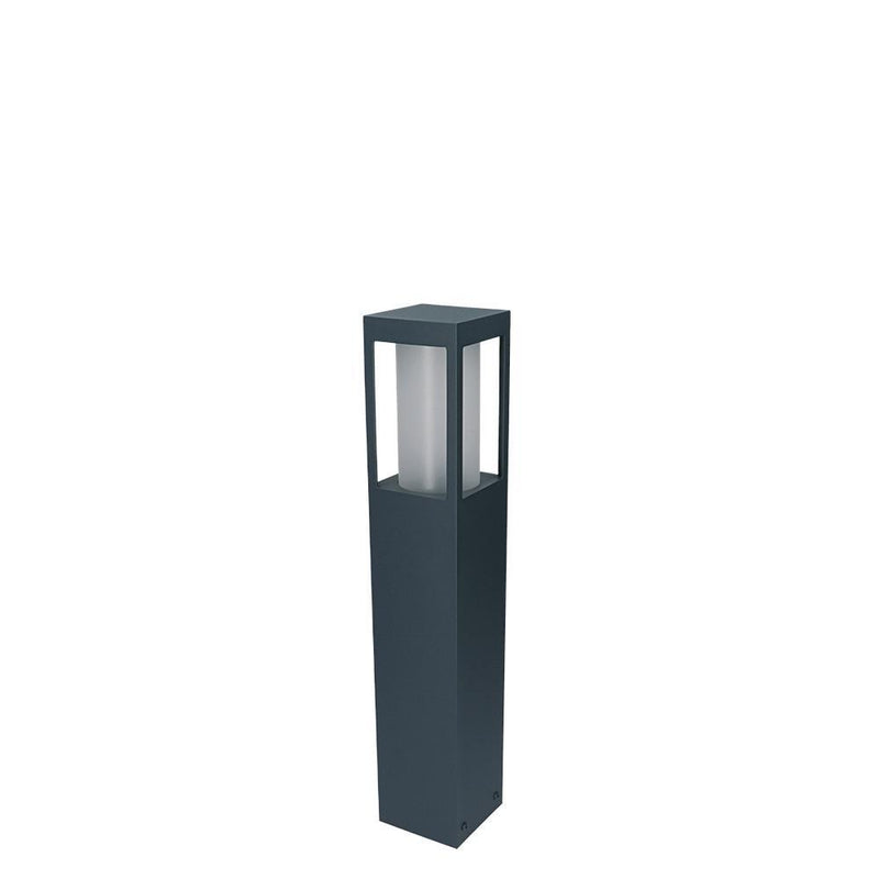 Zewnętrzna lampa ogrodowa stojąca - słupek 30/55/75cm (10x10cm, 1xE27) Radex (Squer)