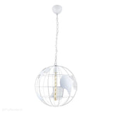 Lampa wisząca - globus biały 40 cm, Oczan 6322-2,01 - ePlafoniera