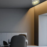 Plafon kubik - szara lampa sufitowa do salonu, kuchni (2x GU10) Lampex (Quado Pro) 689/2 POP