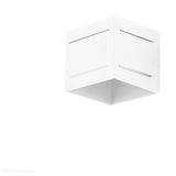 Kinkiet kubik - biała lampa sufitowa do salonu, kuchni (1x G9) Lampex (Quado Pro Plus) 690/KA BIA - ePlafoniera