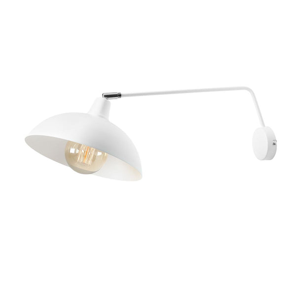 Biała industrialna - loftowa lampa ścienna (kinkiet 1xE27) Aldex (Espace) 1036C
