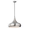 Lampa metalowa 45cm (szczotkowana stal) do kuchni salonu jadalni (1xE27) Feiss (Beso)
