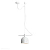 Biała lampa wisząca industrialna, vintage do salonu (1xE27) Aldex (beryl) 976G