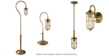 Loftowa, industrialna lampa ścienna, kinkiet (antyczny mosiądz) (1xE27) Feiss (UrbanRWL)