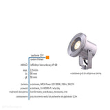 Reflektor kierunkowy, lampa ogrodowa/podwodna IP 68 (3W, 3000K) (system 12V LED) Arigo
