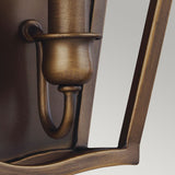 Lampa ścienna lampion - latarnia (2xE14) (stary brąz) kinkiet do salonu kuchni sypialni, Feiss (Yarmouth)