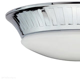 Lampa sufitowa 39cm (chrom) - plafon do łazienki salonu sypialni (GX53 9W) Elstead (Whitby)