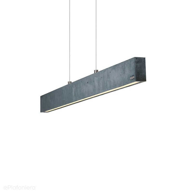 Betonowa lampa wisząca - nowoczesna industrialna belka LED (106/162/197cm) (Concrete line) Loftlight