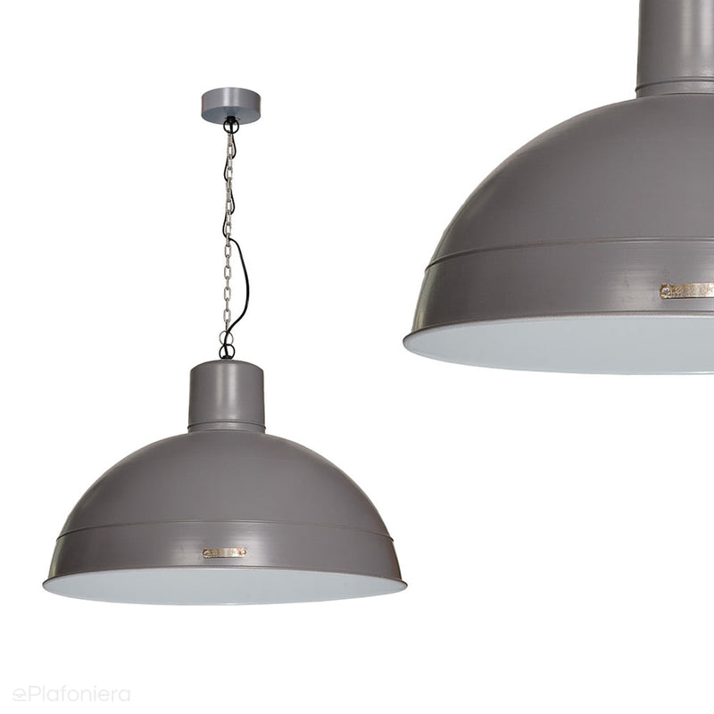 Industrialna loftowa lampa wisząca do salonu kuchni, metalowa Dakota 60cm Loftlight