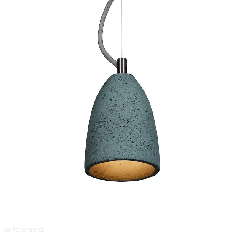 Betonowa lampa wisząca - nowoczesna industrialna, do salonu (1xE27) (Febe 11) Loftlight