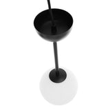Gladio - nowoczesna czarna lampa wisząca do salonu i sypialni - Ummo