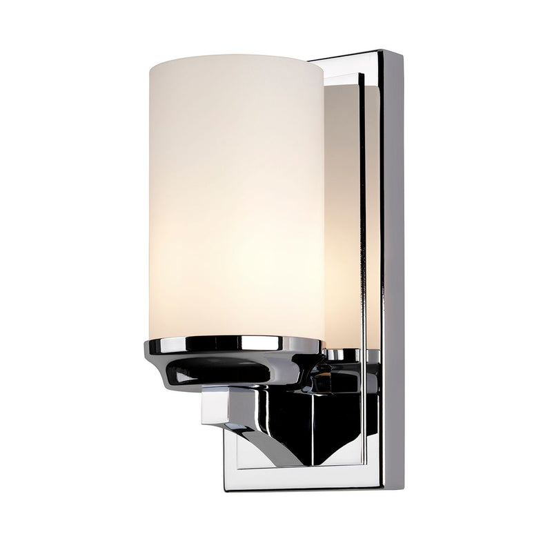 Kinkiet do łazienki wys. 24cm - lampa ścienna chrom (G9 1x4W) Feiss (Amalia)