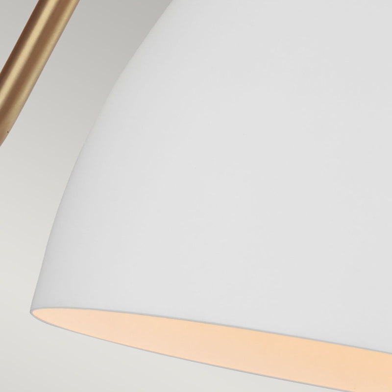 Biała metalowa lampa ścienna, kinkiet do salonu sypialni, 1xE27 Feiss (Joan)