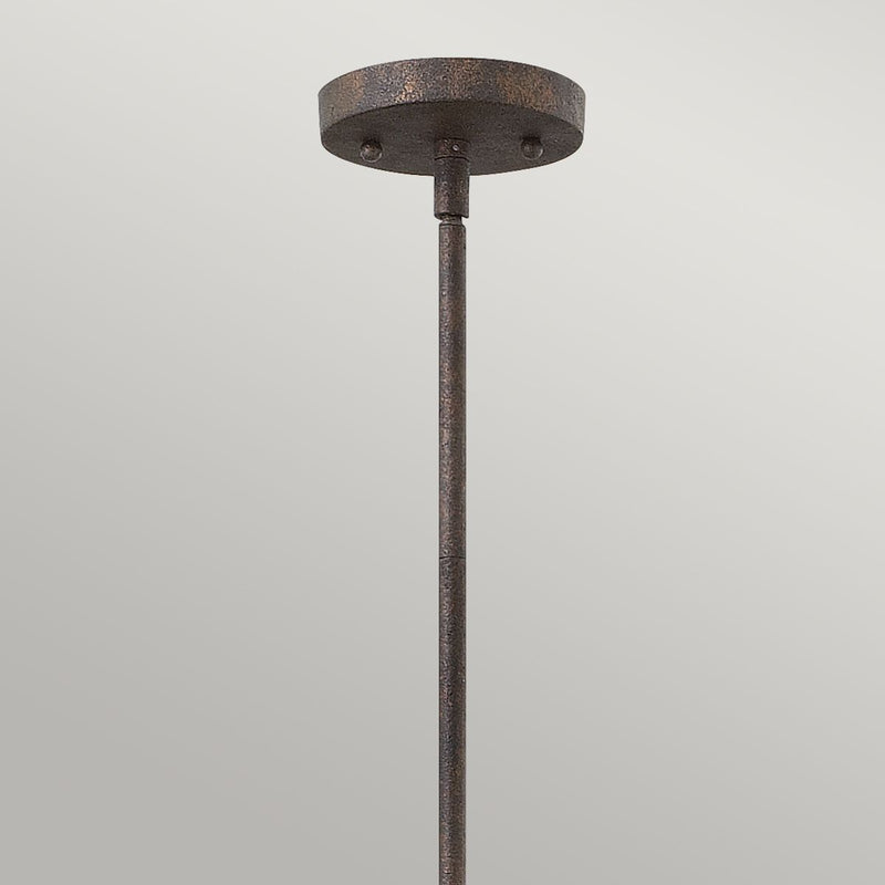 Middlefield - drewniana, loftowa lampa wisząca - Hinkley