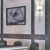 Kinkiet do łazienki sypialni salonu wys.56/76cm (chrom) (G9 2x4W) Kichler (Mona)