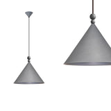 Metalowa lampa wisząca - do salonu sypialni kuchni (30/45/60cm 1xE27) (Konko Kule) Loftlight