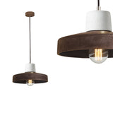 Betonowa lampa dwukolorowa - wisząca nowoczesna industrialna, do salonu kuchni (1xE27) (Korta 2) Loftlight