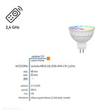 Inteligentna żarówka MR16 4W, RGB+WW+CW 2,4GHz - AKCESORIA systemu 12V LED Polned (8814402)