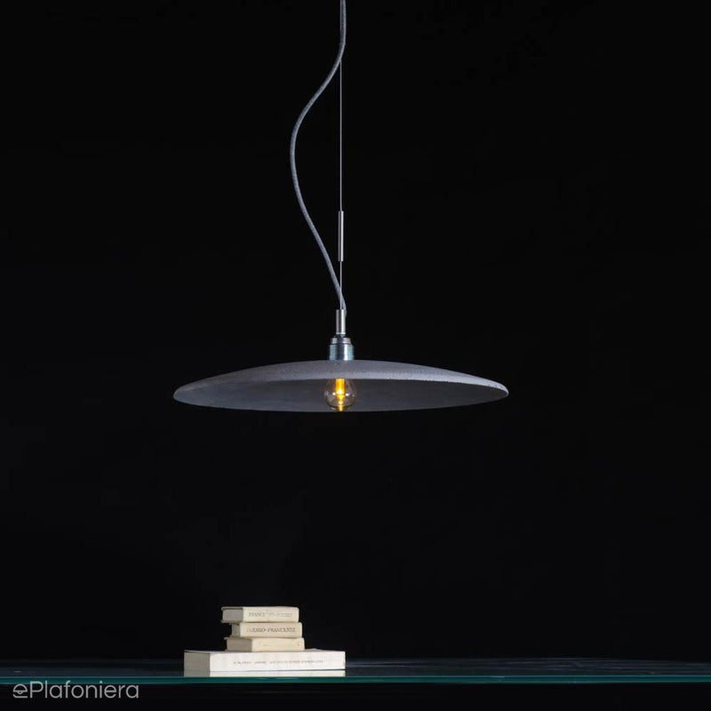 Betonowa lampa - wisząca nowoczesna industrialna, do salonu kuchni (1xE27) (Lotna) Loftlight
