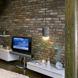 Betonowa lampa wisząca nowoczesna industrialna, do salonu kuchni (1xE27) (Lu) Loftlight