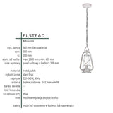 Zewnętrzna latarnia ogrodowa Miners - Elstead, 1xE14