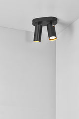 Mimi 2-Spot | Ceiling Light | Black, Design For The People - ePlafoniera.pl
