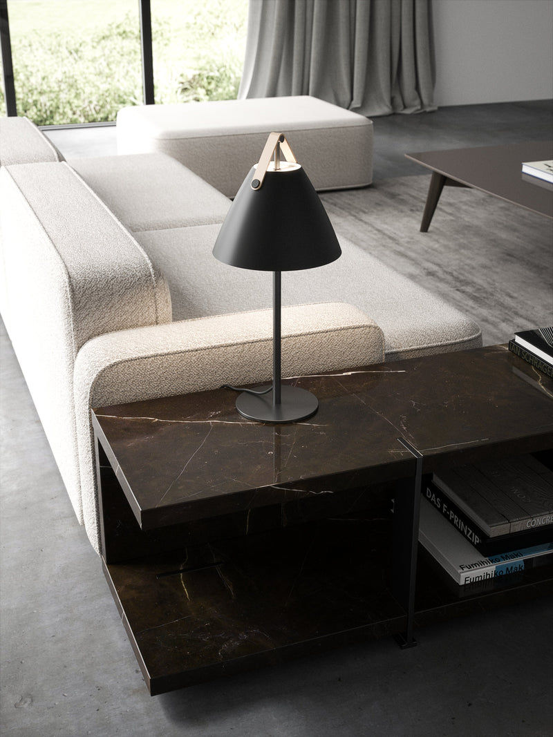 Strap | Table Lamp | Black, Design For The People - ePlafoniera.pl