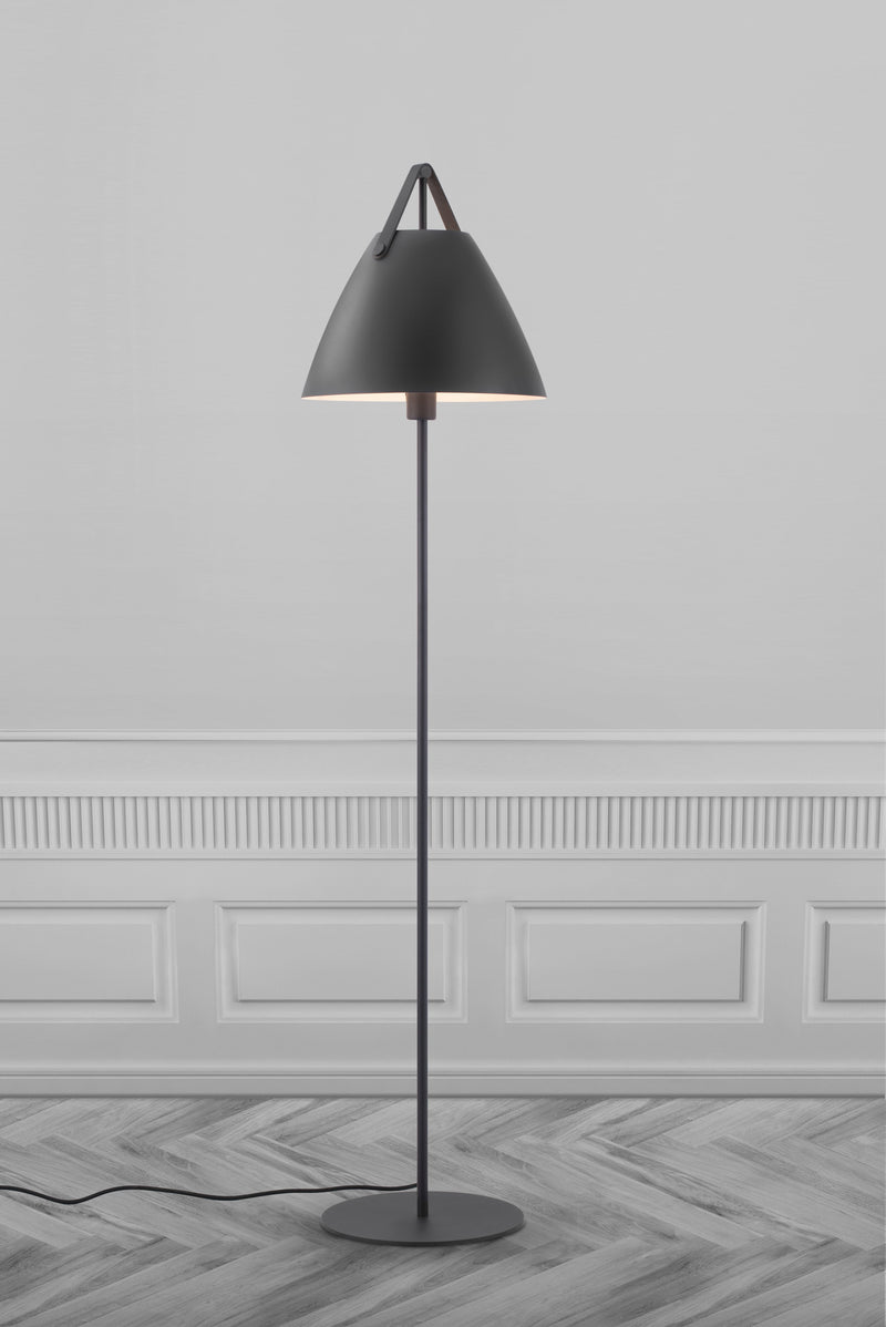 Strap | Floor Lamp | Black, Design For The People - ePlafoniera.pl