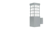 Zewnętrzna lampa ogrodowa ścienna - kinkiet (10x10cm, 1xE27) Radex (Onyx K)