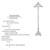 Lampa witrażowa podłogowa Tiffany, Inglenook, Quoizel