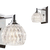 Kinkiet nad lustro / lampa do łazienki Serena -  Quoizel (polerowany chrom, IP44, G9 4W)