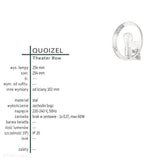 Lampa ścienna - na kole (brąz) kinkiet do salonu sypialni kuchni (1xE27) Quoizel (Theater)