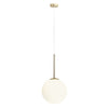 Lampa wisząca pojedyncza Bosso Medium 30 Gold - Aldex (30cm, E27) 1087G30