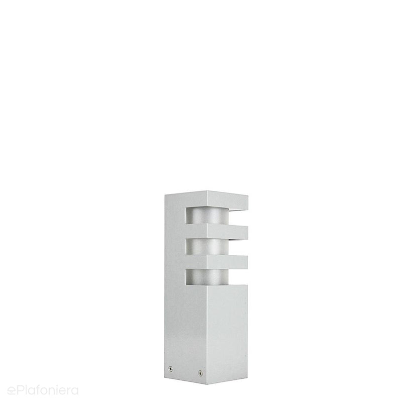 Lampa stojąca - słupek (Rado) ogrodowa zewnętrzna (grafit/czarna/szara) (1x E27) SU-MA