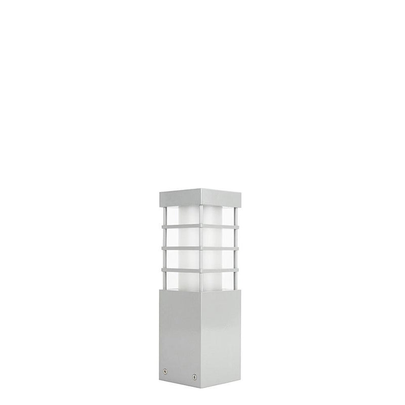 Lampa stojąca - słupek (Rado II) ogrodowa zewnętrzna (grafit/czarna/szara) (1x E27) SU-MA