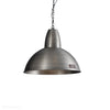 Loftowa metalowa lampa wisząca, industrialna 46cm Salina Nikiel, do salonu kuchni (Loftlight)