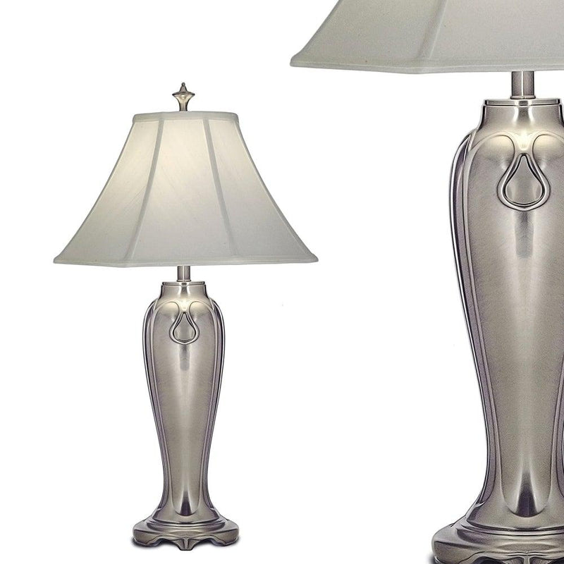 Lampa stołowa Charleston w stylu nowojorskim - Stiffel (antyczny nikiel)