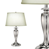 Lampa stojąca Stuyvesant - lampa stołowa do salonu, sypialni - Stiffel (polerowany nikiel)
