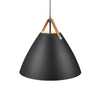 Strap 16 | Duża lampa wisząca czarna, biała, brązowa nad stół, do salonu  | Design For The People