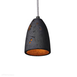 Betonowa lampa wisząca - nowoczesna industrialna, do salonu (1xE27) (Febe Volcano 11) Loftlight