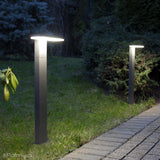 Nowoczesny słupek LED 58/78cm - ogrodowa lampa stojąca zewnętrzna grafit (LED 10W) SU-MA (Fler)