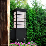 Zewnętrzna lampa ogrodowa ścienna - kinkiet (10x10cm, 1xE27) Radex (Meriva K)