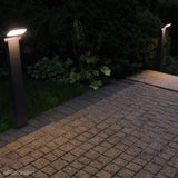 Nowoczesna grafitowa lampa ogrodowa LED 9,5W - słupek zewnętrzny 60/100cm, SU-MA (Neo)