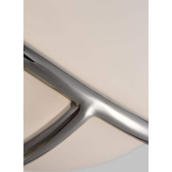 Nowoczesna lampa ścienna - szklana kula (polerowany nikiel) kinkiet do salonu sypialni kuchni (G9 1x4W) Feiss (Apollo)